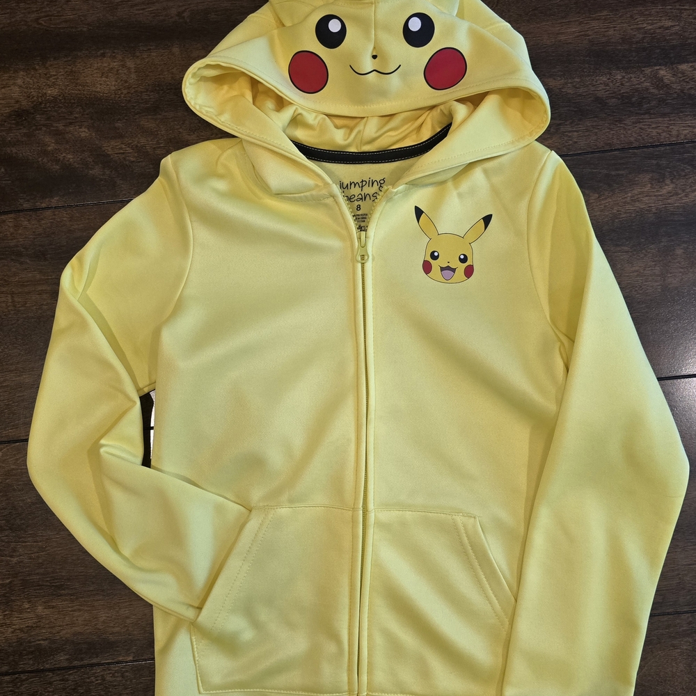 Jumping Beans Yellow Pikachu Kids Hoodie